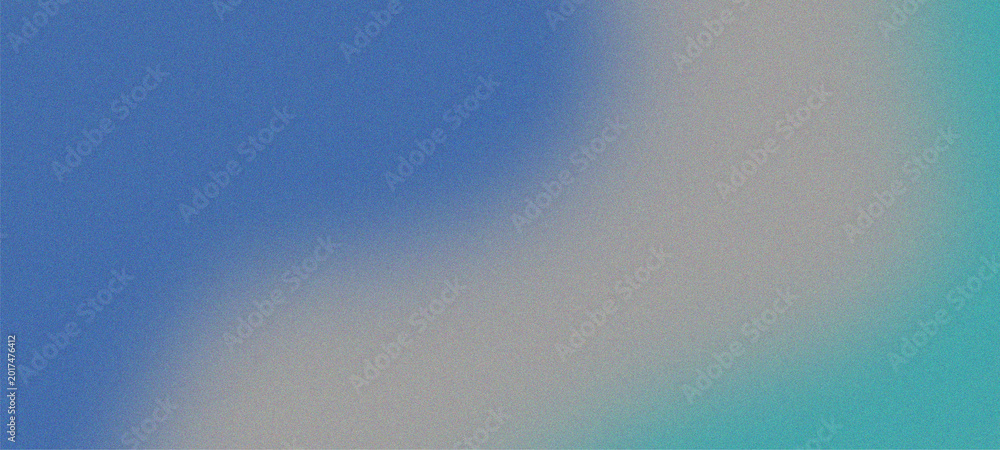 Fototapeta premium Abstract Blue and Peach Grainy Gradient Background with Soft Noise Texture