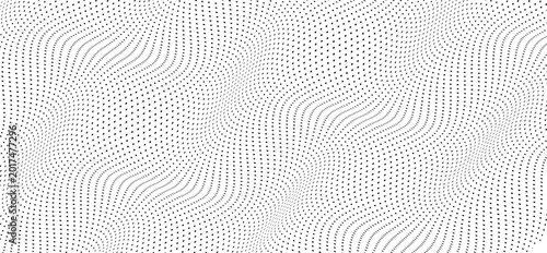 Fotografía Dotted gradient halftone background