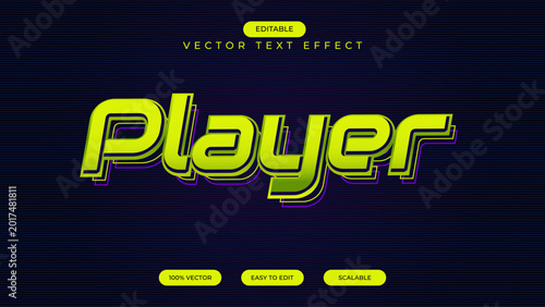 Player Text Effect