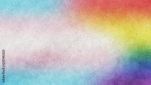 Canvastavla Abstract watercolor gradient blending rainbow colors celebrating Pride Month wit