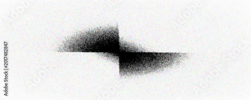 Tableau sur toile An amorphous black splotch with a spray paint effect