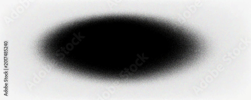 Tableau sur toile An amorphous black splotch with a spray paint effect