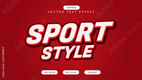 Sport Style - Editable Text Effect
