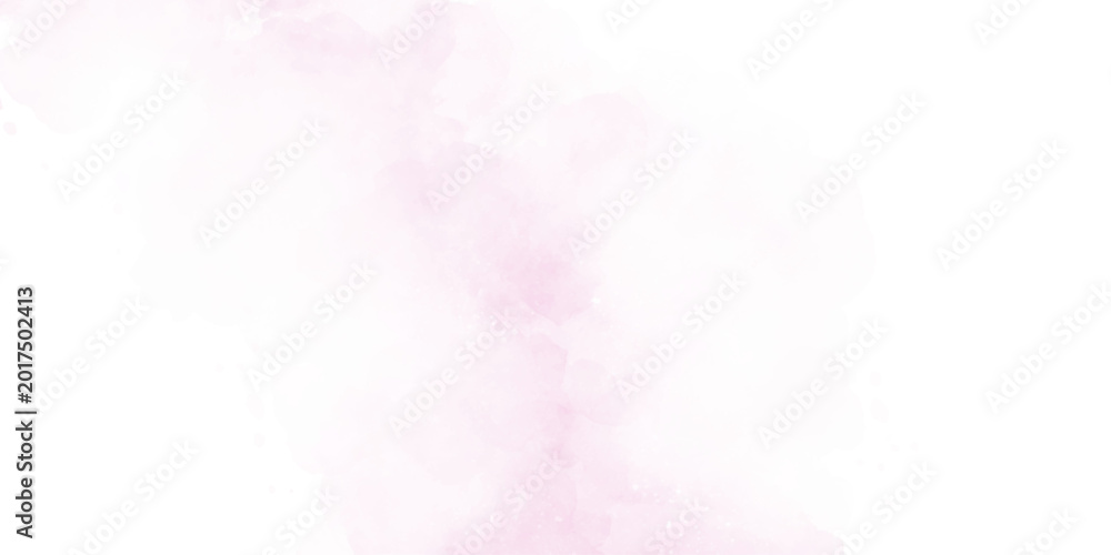 Obraz premium Abstract Pink Texture Background with Soft Pastel Watercolor Wash, Subtle Cloudy Details, and Clean White Canvas for Elegant Feminine and Artistic Design Use.