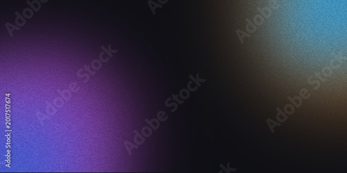 Abstract soft bokeh light blur with purple and blue gradient background