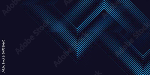 Obraz na płótnie blue dynamic abstract vector background with diagonal lines
