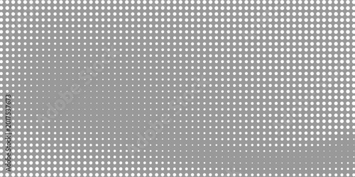 Foto Dots halftone white color pattern gradient texture whit technology digital background