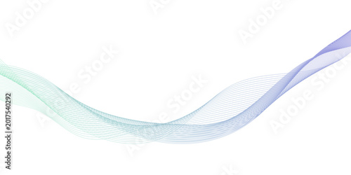Modern abstract glowing wave line background, abstract colorful wave lines on white background, dynamic flowing wave lines design element, smooth wave abstract vector background layout layout design. 