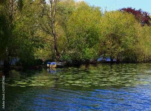 A boat on the river 