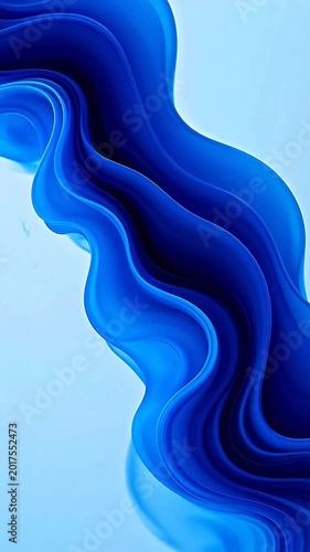 Abstract blue wave pattern
