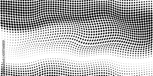 Tablou pe pânză Background with monochrome dot texture