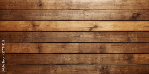 Obraz na płótnie Natural brown wood texture background with realistic hardwood grain, rustic waln