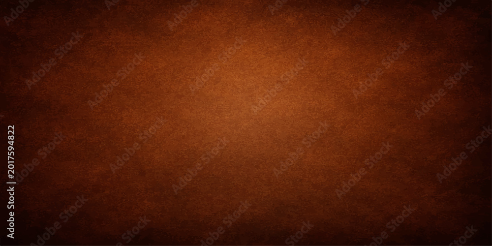 Fototapeta premium A dark grunge brown leather and aged vintage paper texture with a rough design for a retro fabric surface backdrop