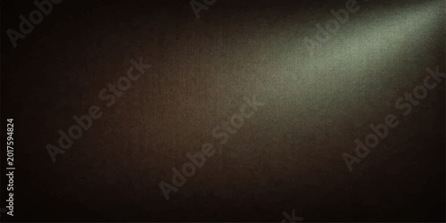Konstfotografi Dark grunge background with light hitting a rough textured black concrete wall a