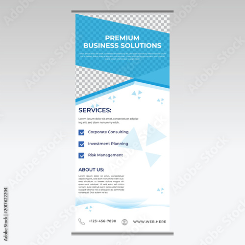 Abstract Corporate Flyer Design Modern Business Marketing Template