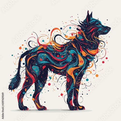 Abstract Animal Design Very Cool