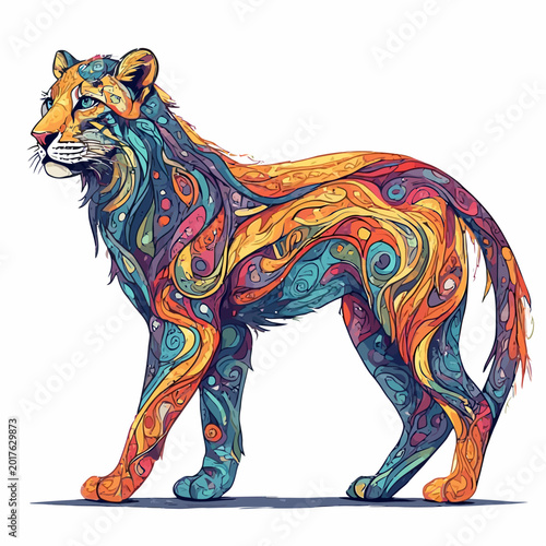 Abstract Animal Design Very Cool