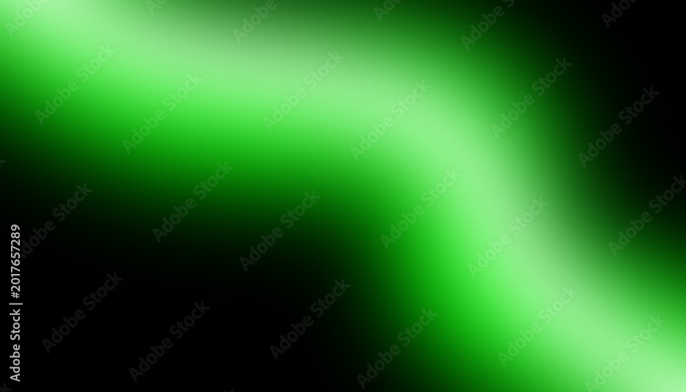 Obraz premium Abstract Green Gradient Light Flow Background