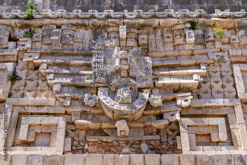 Photos Maya maize God Yum Kaax or Hun Hanahpu, Palace of the Governor, Uxmal, Mexico