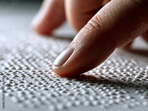 Exploring the world of braille through touch