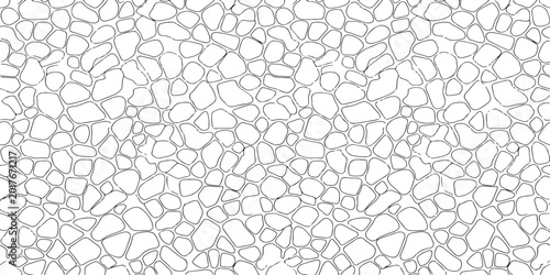 Vászonkép Soil Chart on line art design on white background.