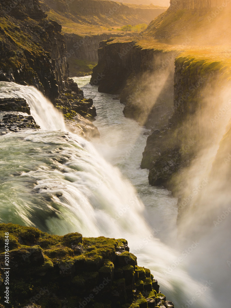 Fototapeta premium Pristine Wilderness and Plunging Waters of Victoria Falls