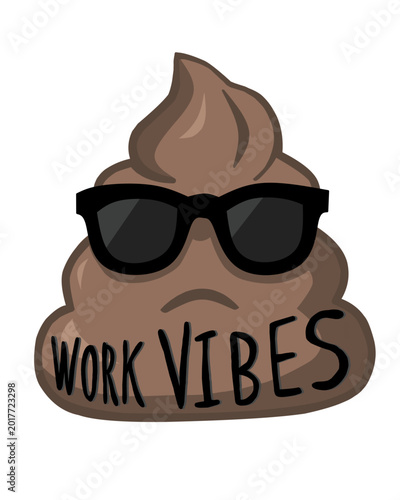 Humor poop vibras de trabajo.