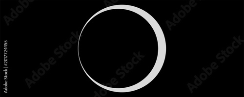 Foto total lunar eclipse with one star. vector
