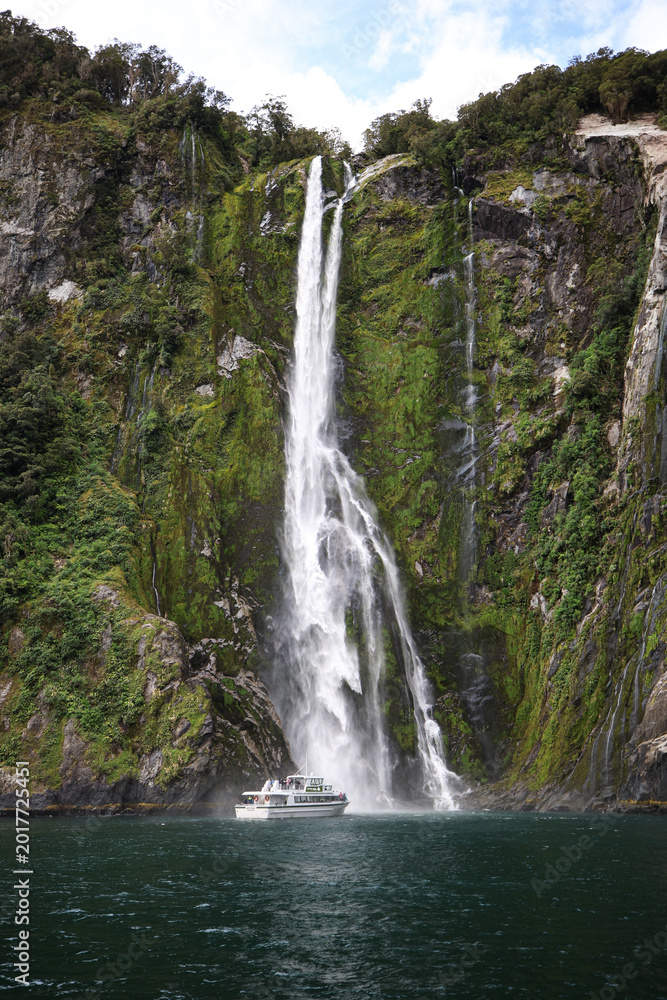 Obraz premium waterfall in the forest