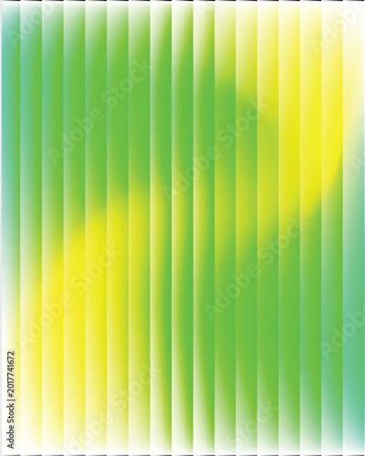 Obraz na płótnie Green and Yellow Vertical Stripes Pattern.