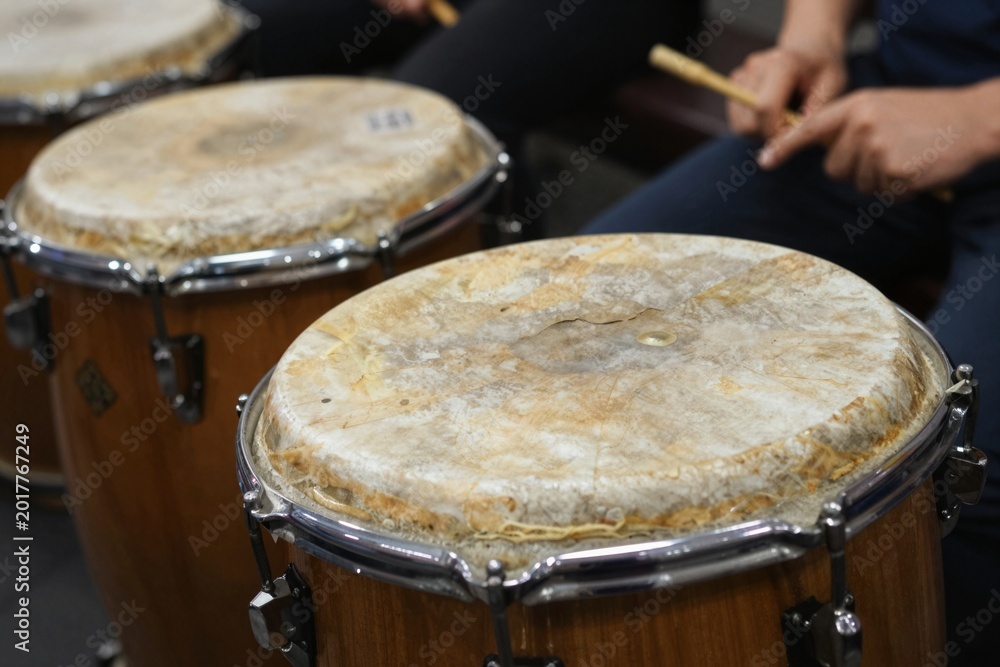 Obraz premium Djembe Drum - Musical Performance Session