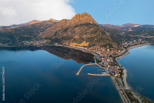Lake Egirdir of Turkey is situated in the Isparta province. It is also known as the 'seven colored lake' due to its daily and seasonal differentiations in its
