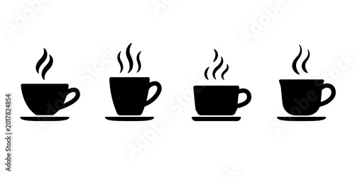 Foto Coffee cup icon set