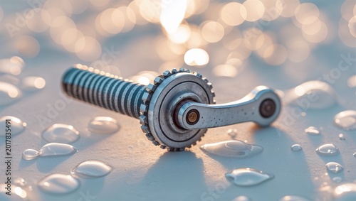 gear lever on a white background