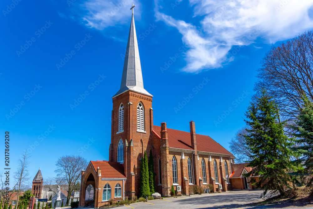 Obraz premium Our Lady of Mercy Church located in Port hope, Ontario, Canada.