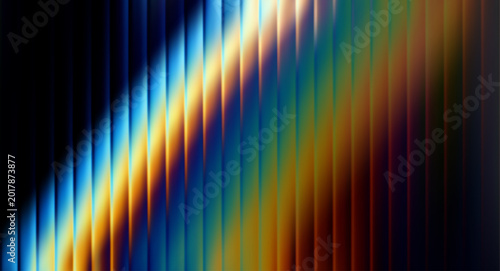 Ribbed glass blurred texture effect. Abstract vector background. Prism gradient stripes pattern. Minimalist aesthetic design template