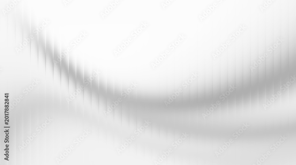 White and gray colors with subtle contrasts, give an elegant and futuristic impression. With the effect of glass morphism or ribbed glass (glass with a line texture), where the light appears distorted