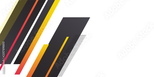 Professional sporty background with bold black and orange color scheme for adventure, transportation, construction, and corporate presentation use.