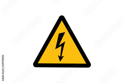High Voltage Warning Sign Triangle Electrical Hazard Symbol On White Background Safety Icon Free Download High Voltage Warning Sign Triangle Electrical Hazard Symbol On White Background Safety Icon - GFXLoad