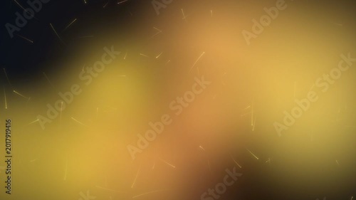Abstract Golden Glowing Lines Animated Background with Shimmering Light Trails for Elegant Presentations