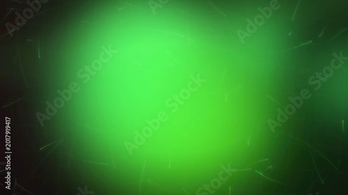 Green Dynamic Animated Lines Connecting on Abstract Background for Science and Technology Presentations