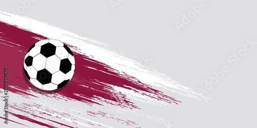 football cup , soccer ball. Sport poster, infinity concept background.