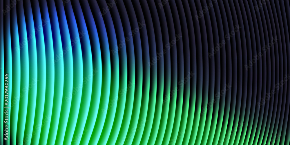 Fototapeta premium Abstract gradient wave pattern with vibrant blue and green hues