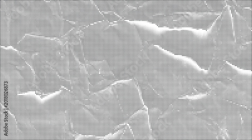 Foto Crinkled white paper with soft folds and creases on a flat surface