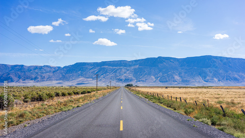 Hart Mountain Road In Eastern Oregon