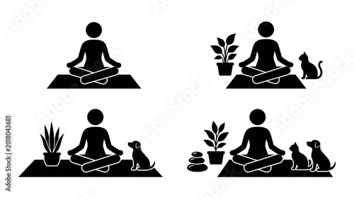 Photos Calm and Serene Meditation with Pets A Peaceful Home Practice