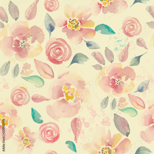 Watercolor Floral Pattern