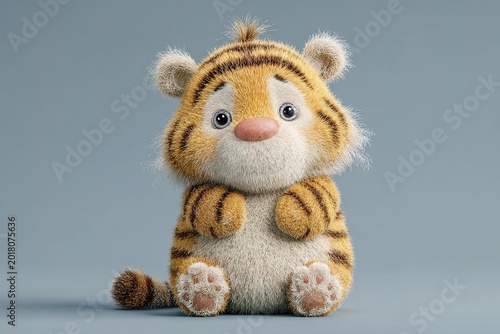soft toy tiger.