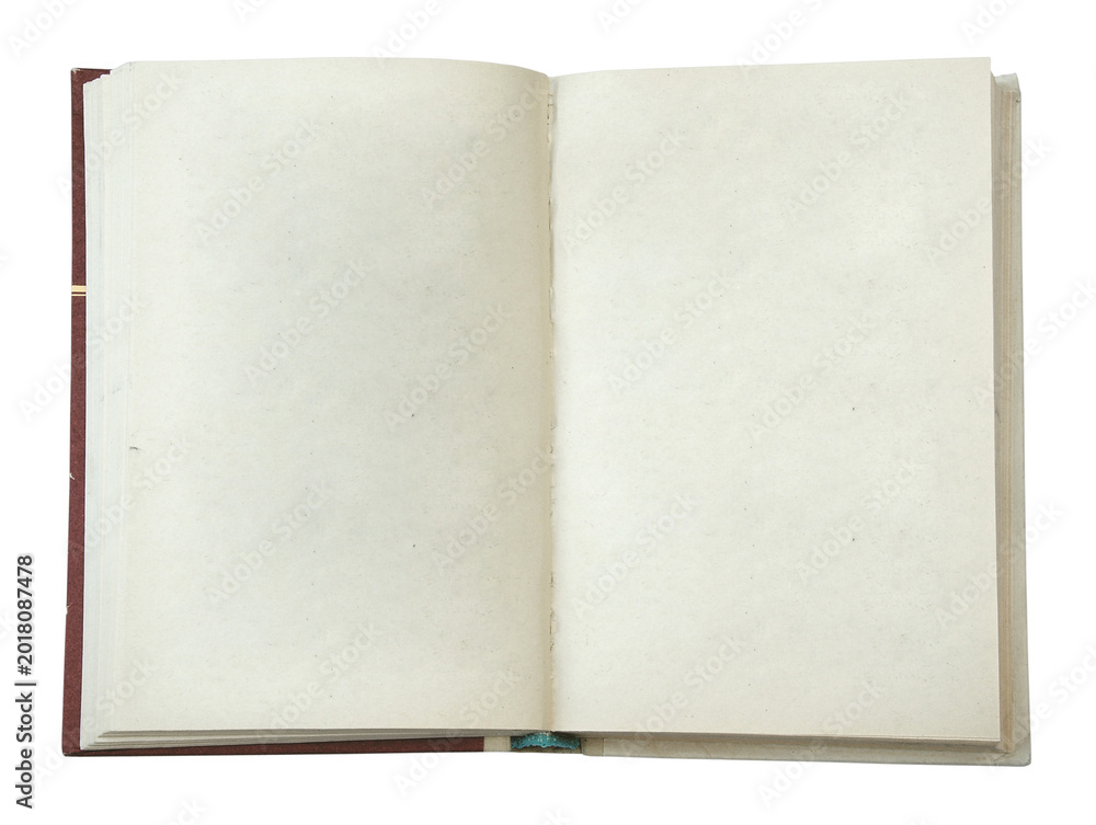 Fototapeta premium Open Blank Book Ready for Creativity