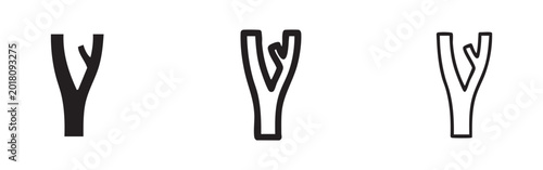 Foto Blood vessel artery or vein anatomical icons set for circulatory system